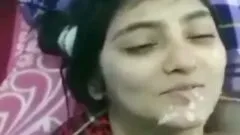 Boyfriend Cumshot on His Girlfriend’s Face