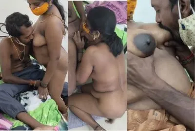 Horny milf records her Tamil sex video with her young lover