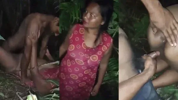 mms of Indian desi sex In a bush, two boys fuck a girl.