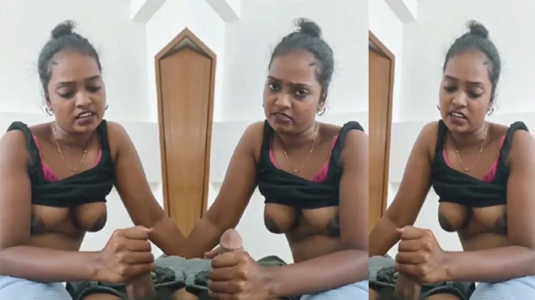 Tamil Horny Babe Giving Handjob Fucking Dick
