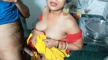 Tamil aunty sex video Hairy Desi guy fucking a hot maid in the kitchen