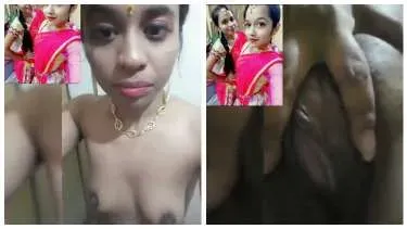 Indian desi sex A video of Hindi FiancÃ©'s breasts and pussy was shared.