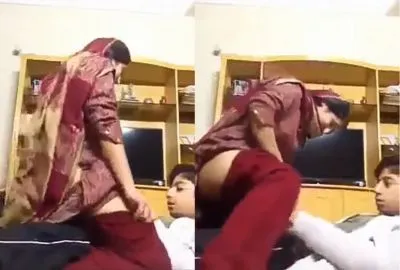 desi hot sex the stepson of Chuda Chuda and a milf