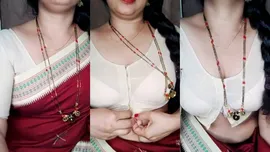 Desi hot sex of housewife rubbing oil