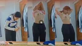 Sister Changes Outfit in Porn X Video