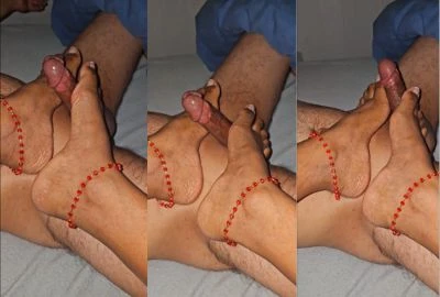 Marwadi Sex Giving Slow Teasing Footjob
